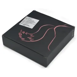 Kinky Puppy Plug vibrant avec Queue blanche Tail Curve 9 x 3.7cm Queue 30cm